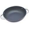 RISOLI Tegame 2 manici blackplus risolì in alluminio antiaderente per induzione cm 36 - Nero,acciaio - Alluminio Hi-grade Pressofuso Ad Alto Spessore,antiaderente Teflon Profile,acciaio 18.10