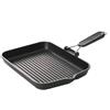 RISOLI Bistecchiera rettangolare risolì in alluminio antiaderente per induzione cm 36x26 - Alluminio Fuso Ad Alto Spessore,acciaio,silicone - Nero,acciaio,grigio