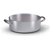 BALLARINI Casseruola professionale bassa ballarini, in alluminio con 2 manici, cm 40 - Alluminio Puro 99% - Alluminio Satinato