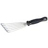 DE BUYER Spatola flessibile forata de buyer in acciaio inox cm 14 - Acciaio Inox,plastica - Manico Nero