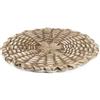 100% CHEF Piatto braided xs 100% chef in porcellana cm 22 - Porcellana - Marrone,bianco