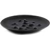 100% CHEF Piatto boiling xl 100% chef in vetro opale nero cm 26 - Nero - Vetro Opale