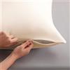 Sonive Federa per cuscino da 40 x 40 cm in set da 2 pezzi, traspiranti, in 100% microfibra, resistenti e ipoallergeniche, di colore beige