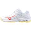 Mizuno Scarpe indoor da donna Mizuno Wave Voltage 2 W White/Calypso Coral/Pale Banan EUR 37
