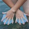 Demeras Guanti da Nuoto Senza Dita, Swim Fins Surf Nuoto Paddle Nuoto Allenamento Pinne Nuoto Guanti palmati Guanti Acquatici per Donne Uomini per Allenamento di Nuoto (S)