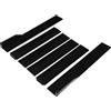 FOLOSAFENAR Gonna laterale per auto minigonne universali auto 6PCS Gonna laterale universale automobilistica in ABS antigraffio ad alta tenacità pieghevole per protezione Jupes latérales