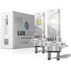 LUXLIGHT Lampadina LED H7-H18 32000LM 100% ADATTABILE 2a Generazione 6500K 12V Bianco 2PZ Kit Lampada Sostituzione PLUG AND PLAY Alogena, Fari Abbaglianti e Anabbaglianti per Auto