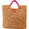 SUNDEK MAXI BORSA IN PAPER STRAW INTRECCIATA Mare