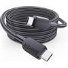 Anker Cavo USB C da 240 W, Cavo di Ricarica in Nylon Tipo C Doppia Treccia per iPhone 16/15 pro, MacBook Pro 2024, iPad Pro 2024, iPad Air 4, Samsung Galaxy S23+/S23 Ultra, Pixel e altri (1,8m)