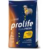 Prolife Dual Fresh Adult Medium/Large Agnello, Bufalo e Riso per Cani - 12 Kg, Singola