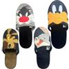 de fonseca per Looney Tunes Pantofole invernali Uomo e Ragazzo per casa, suola Antiscivolo