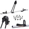 MODULA CASE SYSTEM Portabici supporto bici da tetto completo in alluminio BICI 3000 compatibile con 1 bici serratura, 15 kg