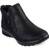 Skechers Lovely Vibe Fall in Bloom, Stivaletto Donna, Black Microleather, 39 EU