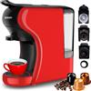 SOGO Macchina da caffè universale a capsule 3in1 - Macchina da caffè multicapsule 9 bar, 0,6, rosso (SS-5675)