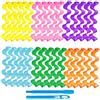 Jortmrd 30 Pezzi Bigodini per Boccoli,Bigodini a Spirale Senza Calore con 2 Ganci per Onde Capelli Naturali,Bigodini Morbidi per Dormire per Maggior Parte Delle Acconciature.