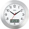 Orologio da parete radiocontrollato con display digitale della data - kaiserkraft