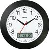 Orologio da parete radiocontrollato con display digitale della data - kaiserkraft