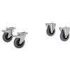 Set di ruote per carrello ausiliario di montaggio in acciaio inox CustomLine - kaiserkraft