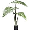 Pianta artificiale Colocasia White Lava - kaiserkraft