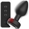 Ibiza Remote Control Anal Plug Vibrator Black Size M