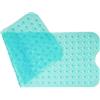 XIAOMAOMAO 100 x 40 cm Tappeto antiscivolo doccia, in PVC di gomma naturale con ventosa, tappetino da bagno extra lungo, per macchina da doccia, lavabile (verde)