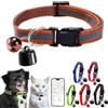 Starnearby Localizzatore GPS per Animali Domestici, Anti-Smarrimento, Collare GPS per Cani e Gatti, Senza Abbonamento, GPS Tracker per Animali Compatibile con iOS e Android (Marrone)