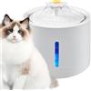 Generic Fontana d'acqua per gatti - Abbeveratoi per gatti Accessori per fontane | Fontana di irrigazione automatica per cuccioli, caricatore Usb 2l ciotole per acqua potabile ricaricabili per animali