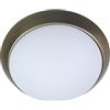 Niermann Standby a + + to e lampada da soffitto, parete - Anello in Ottone, Opal Matt, Opale opaco, 50 x 50 x 13 cm