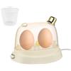 LearnLyrics Cuociuova Elettrico, Cuociuova Per Uova Sode, Vaporiera Elettrica Piccola, 120 W, Accessorio Da Cucina Multifunzionale, Spegnimento Automatico, Per Dormitorio