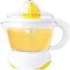 A2ZWORLD Spremiagrumi Automatico Elettrico per Arance 25W, Estrattore Frutta Fresca, Centrifuga di Succo per Agrumi Capacità 0,7L (Giallo)