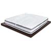 Materassimemory.eu - Materasso STRONG Matrimoniale mis. 160x195 alto 25cm con memory in trapuntatura e fascia 3d traspirante, Imbottitura Fibra Ipoallergenica, Spedito Sottovuoto,Made in Italy