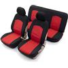 Auto Accessori Lupex - Coprisedili Modello Soft Universali Auto, Set Anteriore e Posteriore, Fodere Copri Sedili Utilitarie Standard Medie Piccole, No Suv