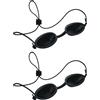 TASSFROO 2pcs Occhiali Abbronzatura, Occhiali da Solarium Occhiali di Protezione UV Occhiali Protezione Luce Pulsee Anti Laser Lunetta Anti UV Cabina Adatto per la Clinica di Bellezza o per la Casa
