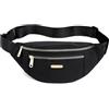 ZXTGBQ Marsupio Uomo Donna Unisex, Marsupio Sportivo Con Cinturino Regolabile Impermeabile, Waist Bag, Marsupi Alla Moda Per Corsa Ciclismo Campeggio Escursione
