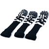 ANCLLO - Set di 3 coperture per mazze da golf adatte a ben driver (460 cc) Fairway, il cambiamento perfetto per borsa da golf