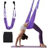 Domial Nastro elastico per porta da yoga, in policotone, lilla, telaio per porta yoga, apertura per balletto, pilates, yoga, trx, allenamento per danza, fitness a casa