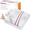 Beurer Ub 90, Coprimaterasso Termico, Scaldaletto Singolo, Riscaldamento Rapido E 2 Zone Di Temperatura Regolabili In 9 Livelli Cad, Bianco, 150 x 80 x 0.1 cm; 1.3 Kg
