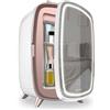 Cecotec Frigorifero Piccolo per Cosmetici 6L CoolingBeauty 6000 Mirror. Mini Frigorifero con Porta con Specchio Esterno, Luce LED con 3 Intensità, Raffreddamento fino a 10ºC