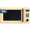 Cecotec Forno a Microonde con Grill Da 20 L Proclean 5110 Yellow. 700 W In 6 Livelli E Griglia Da 800 W, Modalità Scongelamento, Segnale Fine Cottura, Lampada Interna, Timer 30 Minuti, Design