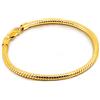 Dankadi Braccialetto a Forma di Serpente 3MM 4MM in Argento 925, 6.3 - 9.5 Gourmette Maglia Rotonda Catena Serpentina Dorata 16-24CM Regalo di Gioielli Festa Compleanno per Uomo Donna, 7.1, Argento