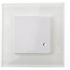 HUBER MOTION 7HF, rilevatore di movimento radar a 180 °, bianco, da incasso per interni e parete, con cornice in vetro, altamente sensibile grazie alla tecnologia ad alta frequenza