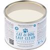 TecnoChalk® Pittura Opaca Antimacchia CAT & DOG EASY CLEAN® - Rende Lavabili Pareti e Superfici Porose - Crea una Barriera Antisporco - Per Casa e Giardino, a Prova di Pets! Avorio RAL 9010 (500 ml)
