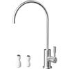 Poveta Rubinetto per Acqua Potabile, Rubinetto Lavello Cucina, Miscelatore Cucina in Acciaio Inossidabile per Osmosi Inversa o Sistema di Filtraggio dell'acqua, Senza Piombo, Argento Spazzolato