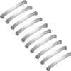 MARGUERASW maniglie per mobili moderni 10 pezzi Maniglie Armadio Maniglia per Mobili Maniglie Cucina Maniglie per Cassetti Maniglie per Mobili da Cucina distanza Fori 96mm-nichel satinato