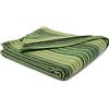 HomeLife Copriletto Singolo Primaverile Estivo a Righe Sottili [180X260] Made In Italy | Coperta Letto Singola Cotone Jacquard Rigata | Lenzuolo Copriletto Singolo Leggero | 1P, Verde