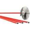 Generico ASTA PER SCOVOLO FLESSIBILE PP FIL.12MA 100cm PULIZIA CAMINO STUFA SPAZZACAMINO