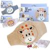 Hello Hippo - Cintura Anticolica per Neonati con Semi di Ciliegio - Fascia Termica Riscaldante per Coliche | Cuscino Neonato per Microonde, Ipoallergenico e Lavabile (Leone)