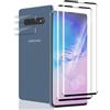 Jaavkkma 2 Pezzi Pellicola Protettiva per Samsung Galaxy S10 Plus Vetro Temperato + 2 Pezzi Pellicola Fotocamera, Durezza 9H/Senza Bolle, Protezione Schermo per Galaxy S10 Plus - HD Vetro Temperato