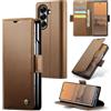 Rerzoiro Cover per Samsung Galaxy Z Fold 7 Custodia Portafoglio [Blocco RFID] Premium Pelle PU Wallet Case Flip Libro con Porta Carte Slot Supporto Flip Case per Samsung Galaxy Z Fold 7, Marrone