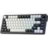Redragon K673 PRO RGB Gaming Tastiera con guarnizione wireless al 75%, 3 modalità, 81 tasti, tastiera meccanica compatta, controllo pulsante speciale e cuscinetti fonoassorbenti, interruttore rosso